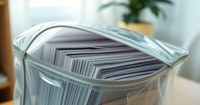 Envelope plástico com zíper: a solução prática para organização e proteção de documentos