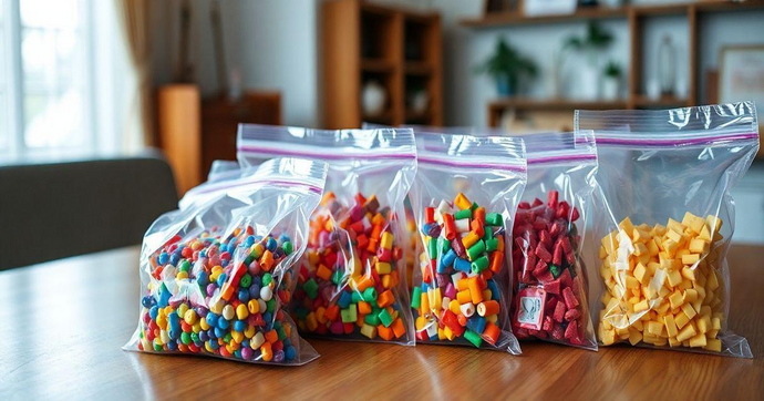 Saquinhos Plásticos com Fecho Ziplock: Praticidade e Organização
