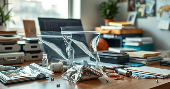 Bolsa Transparente Ziplock: Praticidade e Organização