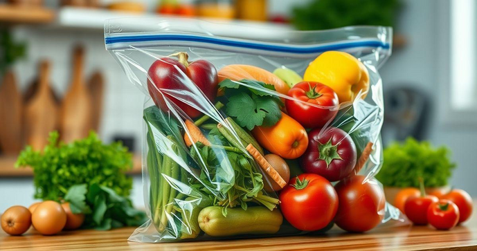 Saco ziplock para alimentos é a solução prática e segura para conservar seus alimentos frescos